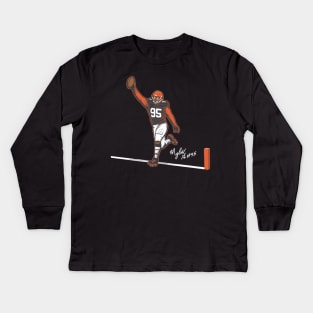 Myles Garrett Flash For Six Kids Long Sleeve T-Shirt